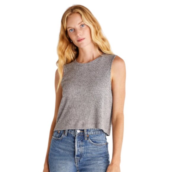 Z Supply Tops - Z Supply | EUC Sloane Rib Muscle Tank Top in Heather Gray Size Large